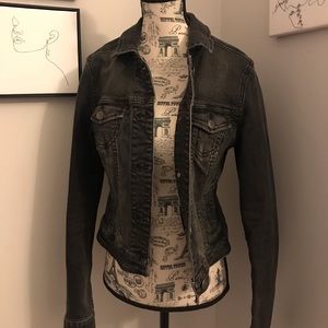 🌸 American Eagle Black Jean Jacket 🌸